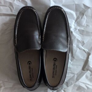 Nunn Bush Men's Dark Brown Slip-On Loafers